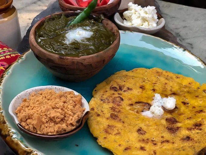 Makki Di Roti and Sarson Da Saag